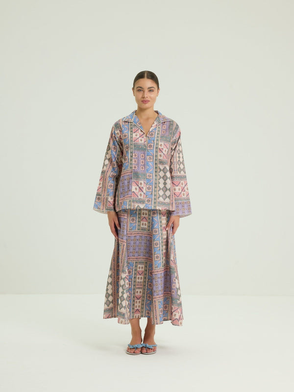 The Garden behind blue doors Skirt