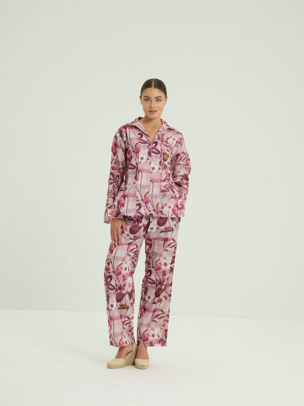 Patchwork Petals Pants